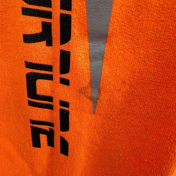 Gifts of Fortune Reign Orange Thunderstorm Skull Hoodie Men's S - Picture 8 of 10